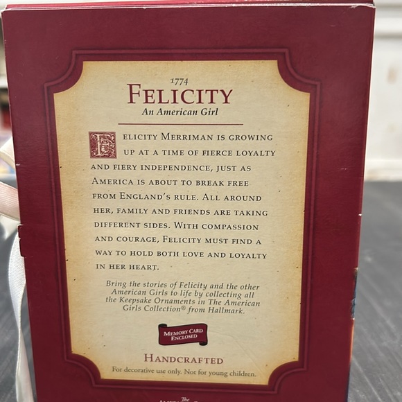 NEVER opened. 2002 Hallmark 1774 Felicity - Picture 3 of 5